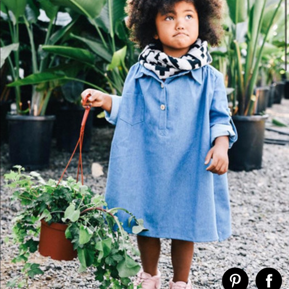 Blue Denim Tent Dress